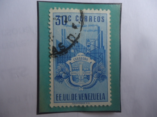 EE.UU. de Venezuela - Escudo de Armas del Estado Carabobo