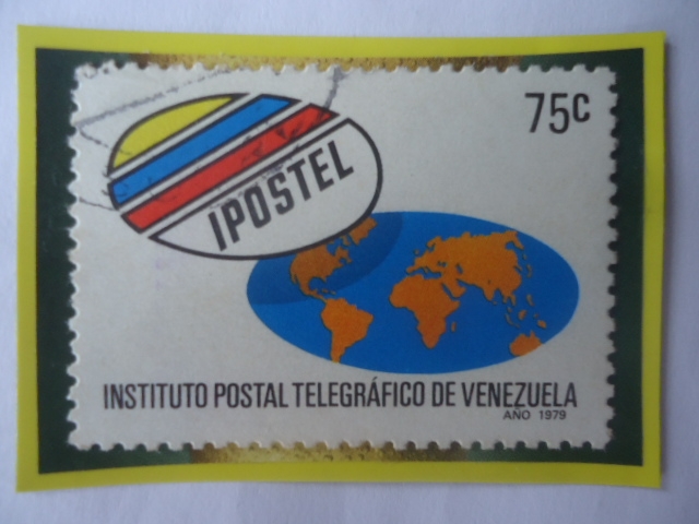 Ipostel-Primer Aniversario del Instituto Postal Telegráfico de Venezuela- Emblemas.