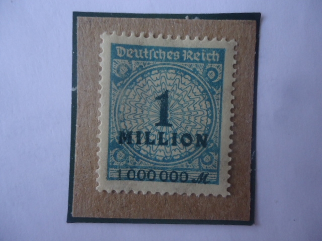 Alemania Reino-Valor en Millones- Serie Inflación- 1 Millón, Año 1923