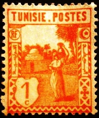 Túnez Francés. Aguador