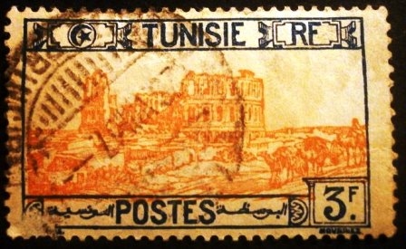 Túnez Francés. Anfiteatro Romano de “El Jem”