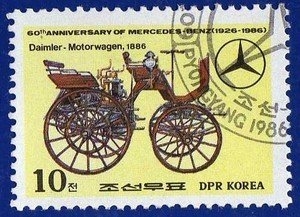 60 aniversario de Mercedes-Benz, Daimler-Motorwagen, 1886