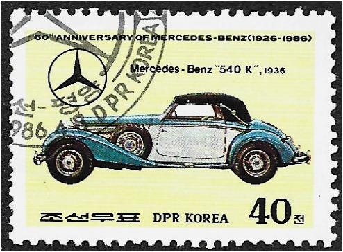 60 aniversario de Mercedes-Benz, Mercedes Benz 540K, 1936.