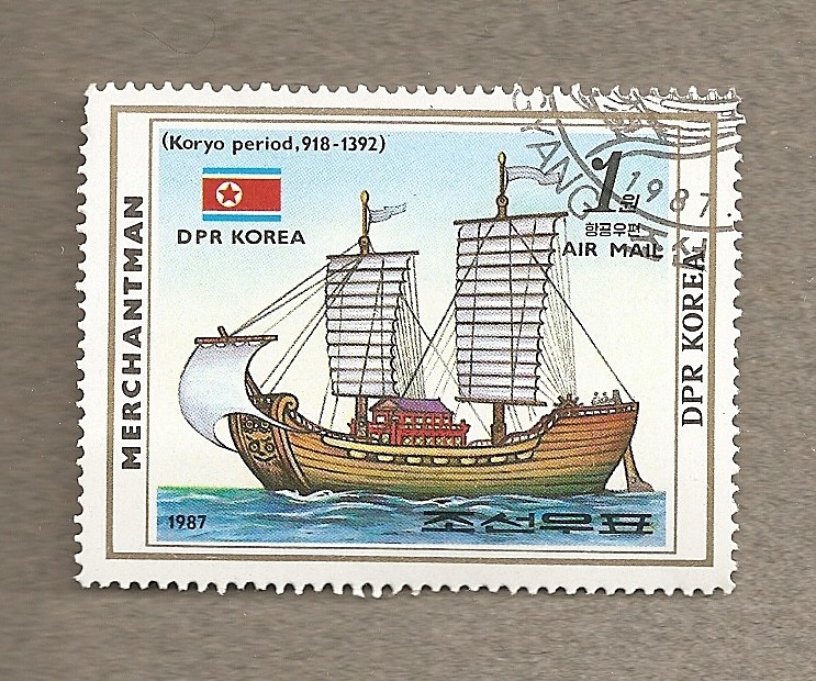 Barco mercante coreano período Koryo