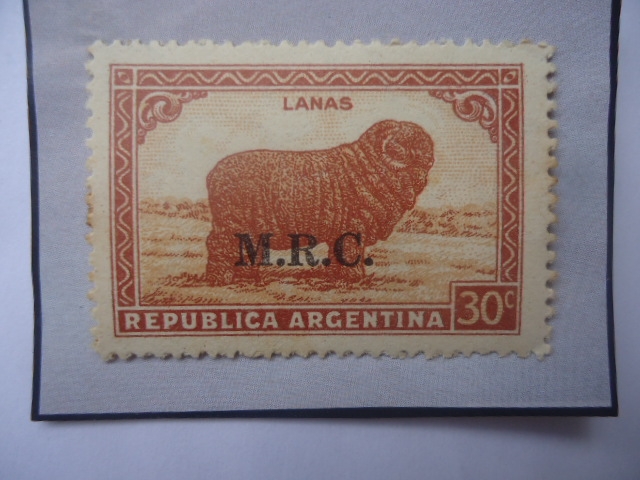 Lanas(Ovis ammon aries)-Ministerio de Relaciones Extriores-Imp.Tipografica:M.R.C.