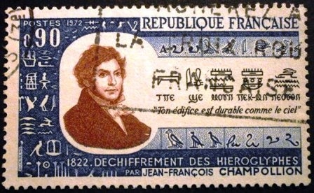 Jean-François Champollion.   150 aniversario del desciframiento de los jeroglíficos 