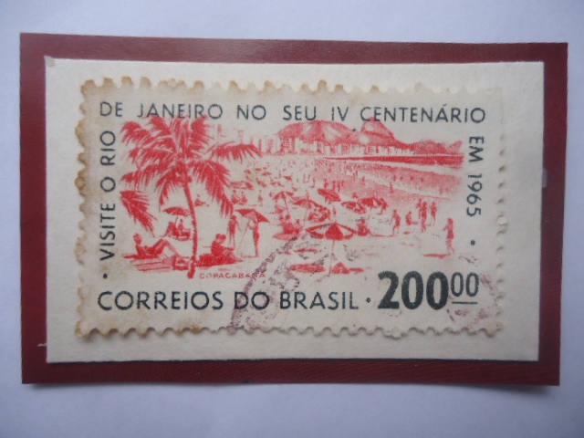 4°Centenario de Río de Janeiro (1565-1965)- Copacabana