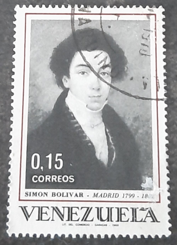 Bolívar en España. Pintura