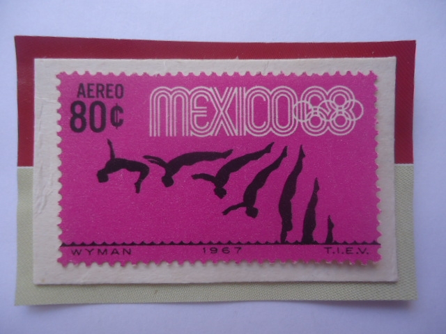 Buseo-Clavado-Trampolín-Juegos Olímpicos de Verano- Ciudad de México 1968-(III)