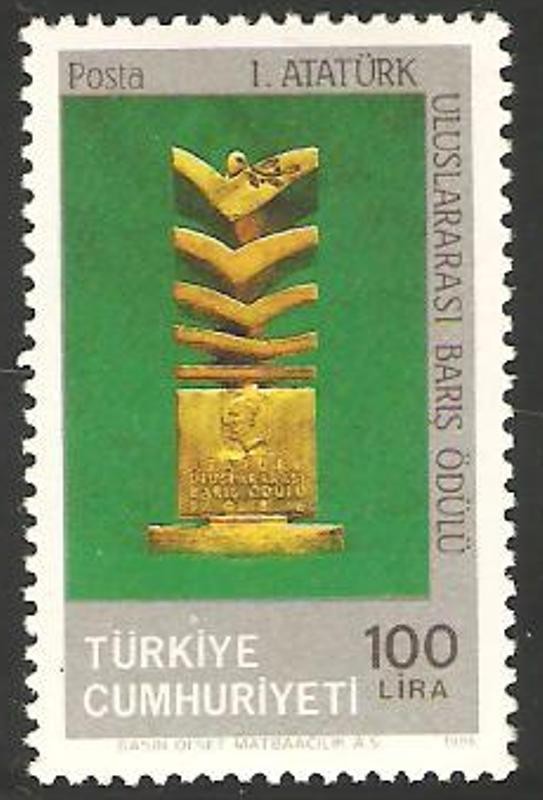 premio internacional ataturk para la paz