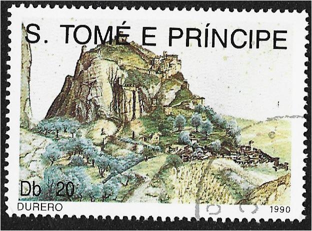 Pintores 1990, Paisaje, de Durer.