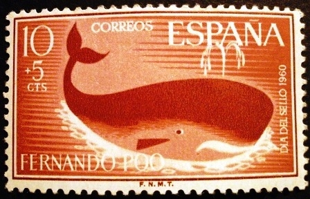 Fernando Poo. Día del sello. Cachalote