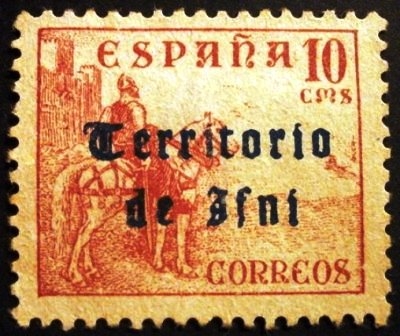 IFNI. Sellos de España de 1940  Habilitados