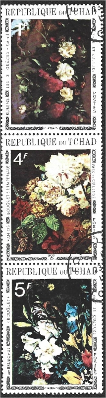 Cuadros de flores, Las Tres Gracias (detalle), de Rubens