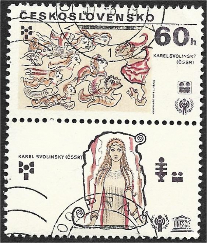 Año Internacional del Niño, Karel Svolinský, Checoslovaquia
