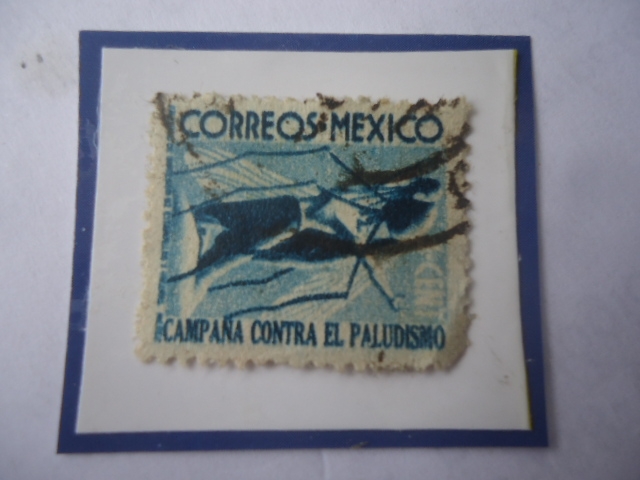 Malaria - Campaña contra el Paludismo- Sello de 1 Ctvo. Año 1939