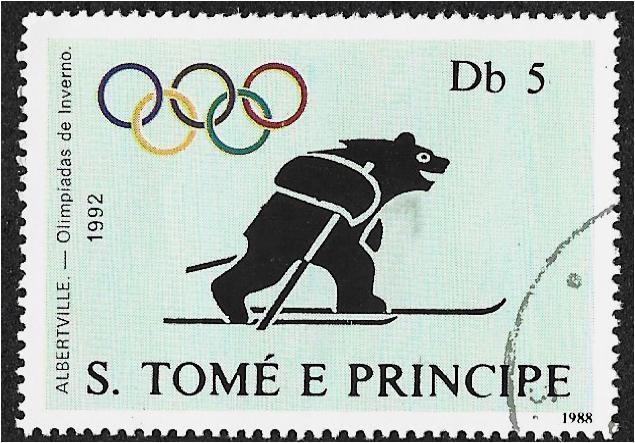 Juegos Olímpicos, Seúl, Barcelona y Albertville, Bear on skis