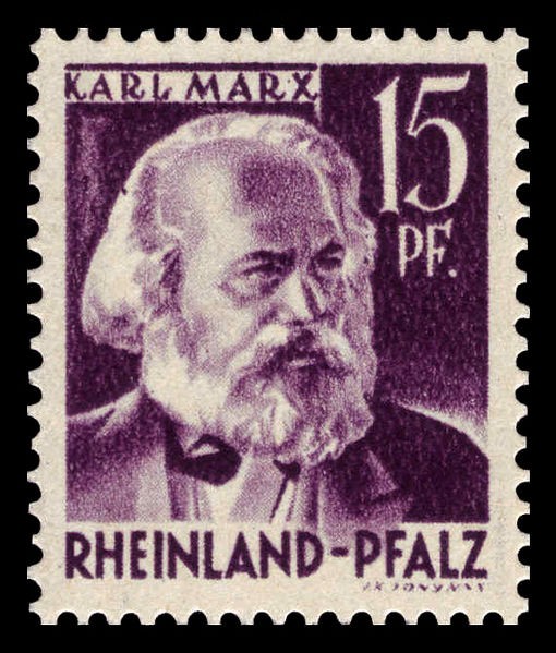 Zona de ocupación francesa Renania Palatinado. 5 Karl Marx