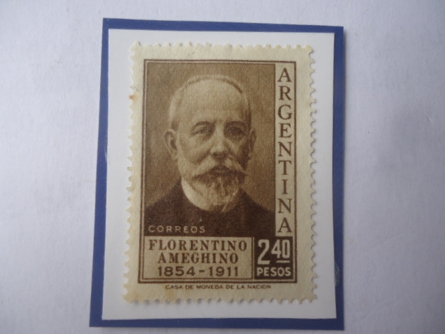 Florentino Ameghino (1854-1911)-Científico Autodidacta- Naturalista-Paleontólogo.
