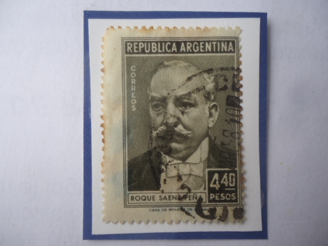 Roque Sáenz Peña (1851-1914) Abogado,Político-Presidente (1910/1914)