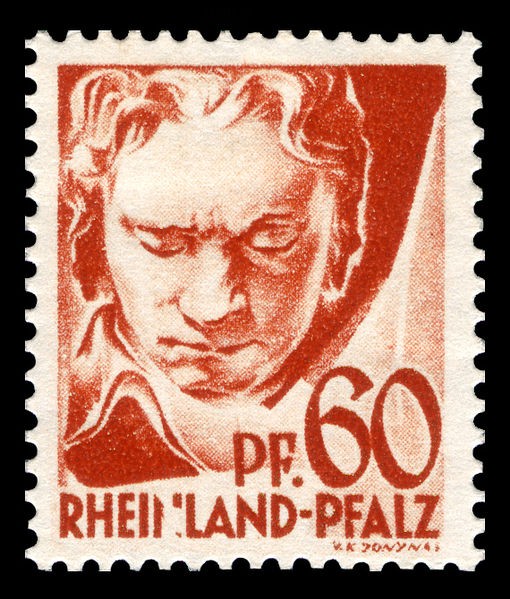 Zona de ocupación francesa Renania Palatinado. 12 Ludwig van Beethoven