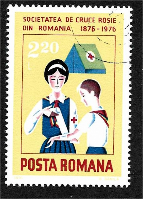 Centenario de la Cruz Roja Rumana, Primeros auxilios