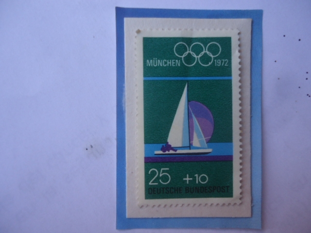 Anillos Olímpicos -Navegación - Juegos Olímpico de Verano- Múnich 1972