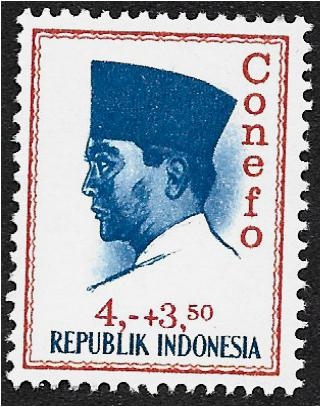 Conferencia de Nuevas Fuerzas Emergentes, Yakarta. Presidente Sukarno
