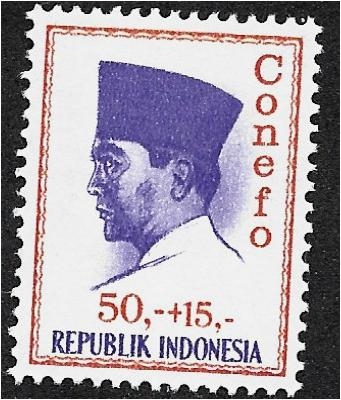 Conferencia de Nuevas Fuerzas Emergentes, Yakarta. Presidente Sukarno