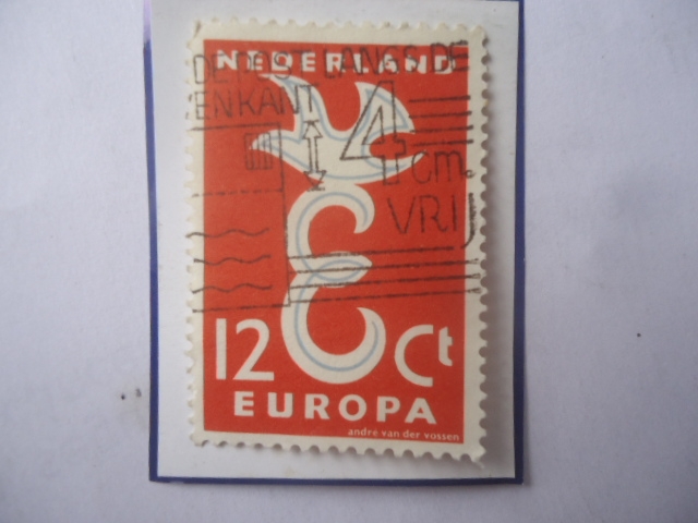 Europa- C.E.P.T. 1958 - Paloma - letra 
