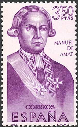 VII serie Forjadores de América. Manuel de Amat y Junyent (1704-1782)