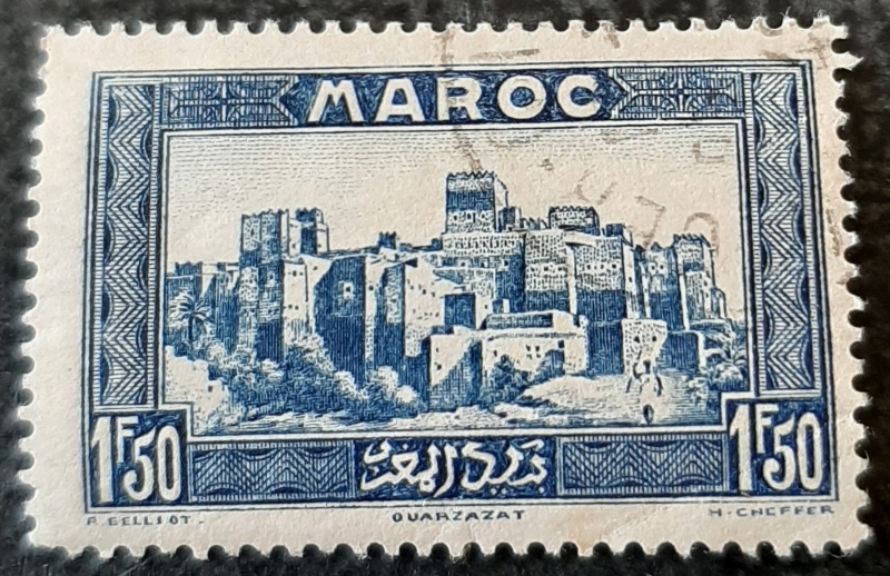 MARRUECOS FRANCÉS 1933. Ouarzazar, Kasbah Si Madini 