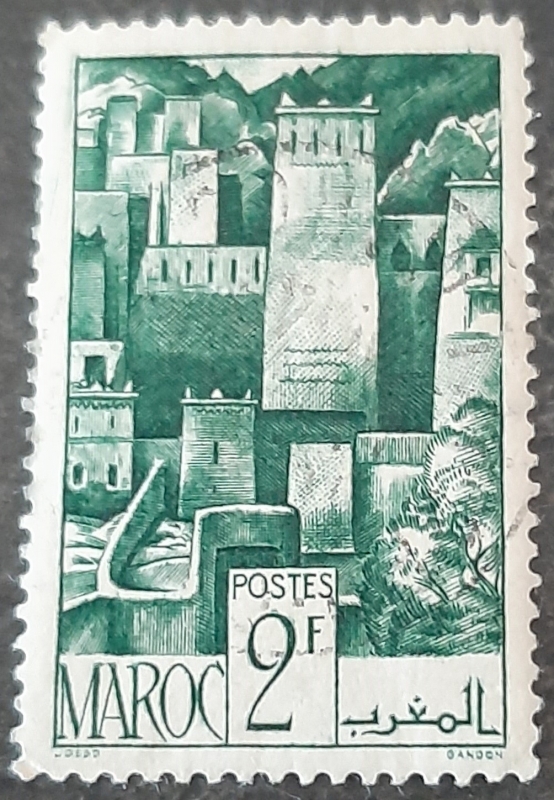 MARRUECOS FRANCÉS 1947. Fortaleza