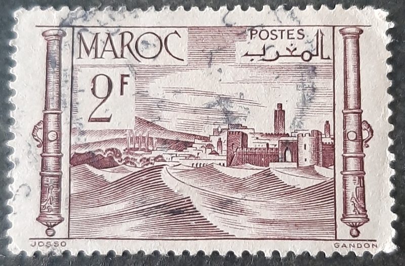 MARRUECOS FRANCÉS 1949. Fortaleza