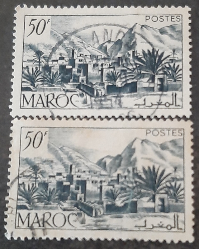 MARRUECOS FRANCÉS 1950. Valle del Todra