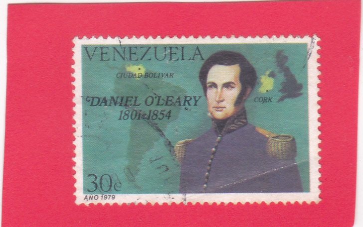 DANIEL  O'LEARY 1801-1854 militar y político