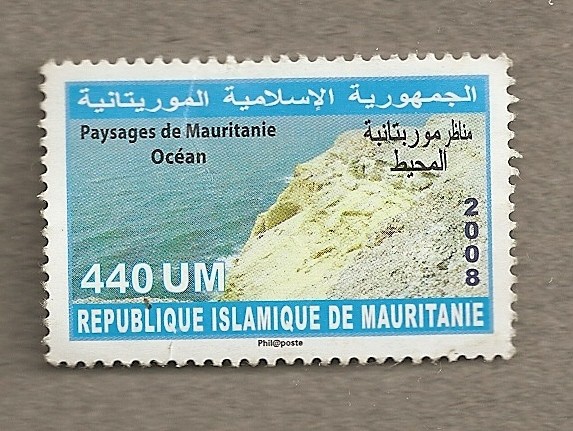 Paisajes de la costa atlántica de Mauritania