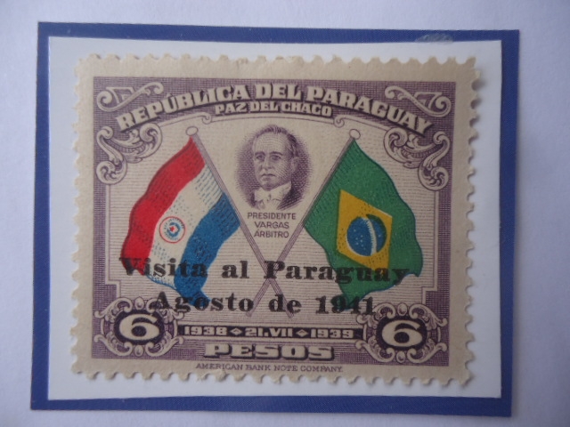 Visita del Presidente Getúlio Vargas del Brasil a Asunción-Paraguay 1941.