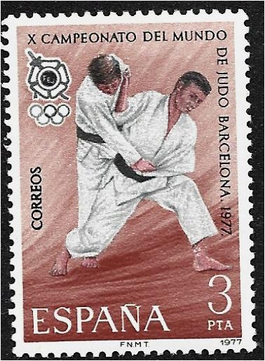 Campeonato del Mundo de Judo. Barcelona 1977