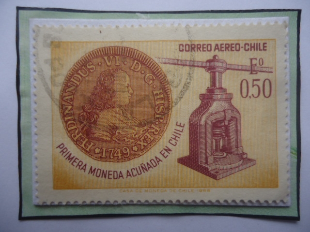 Primera Moneda Acuñada en Chile- 225 Aniversario