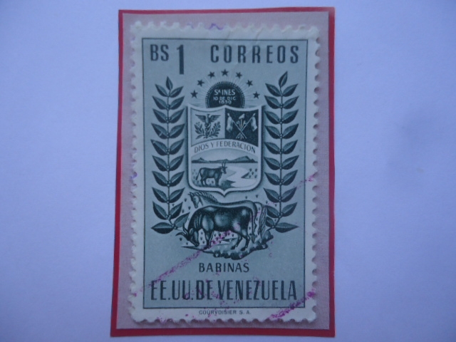 EEUU. de Venezuela- Estado de Barinas- Escudo de Arnas.
