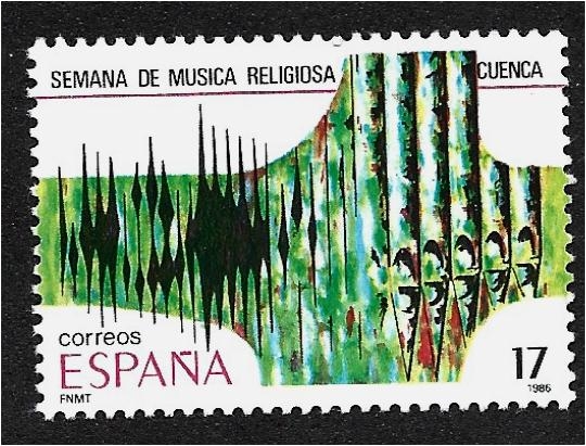 Fiestas Populares 1986. Semana de la Música Religiosa. Cuenca