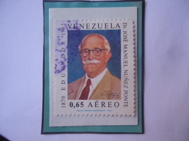 Dr. José Manuel  Núñez Ponte (1870-1965)-Educador