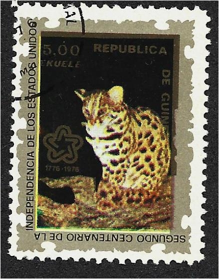 Bicentenario Americano (IV) (Animales). Ocelote (Leopardus pardalis)