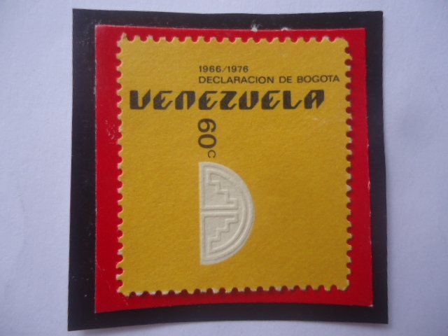 Declaración de Bogotá (1966-1976)-10°Aniversario-Integración Latinoamericana- Grupo Andino