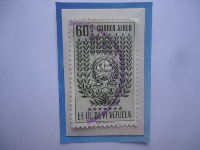 EE.UU. de Venezuela- Estado trujillo- Escudo de Armas.