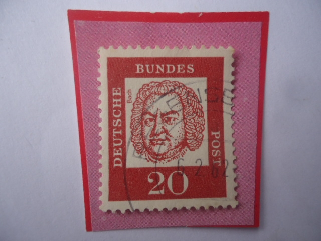 Alemania Berlín- Johana Sebastian Bach (1685-1750) Compositor-Serie:Distinguidos Alemanes.