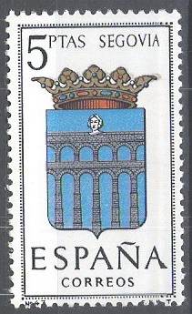 1637 Escudos de capitales de provincias españolas.Segovia.