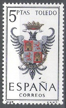 1696 Escudos de capitales de provincias españolas.Toledo