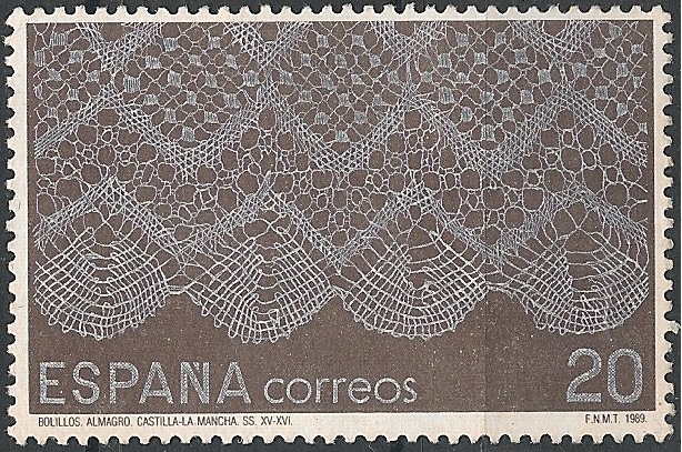 1989 ED 3020. Artesanía Española. Encajes